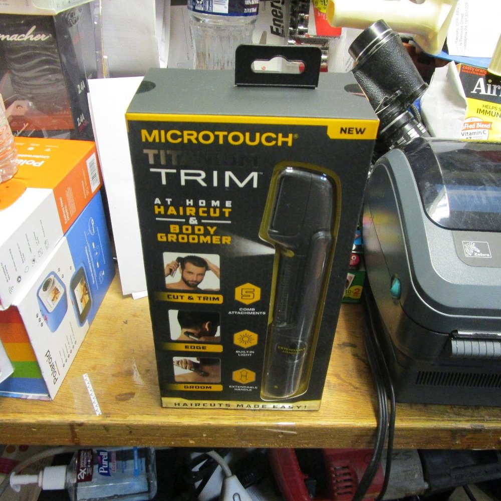 Micro Touch Titanium Trim Hair Cutting Body Shaver and Groomer -